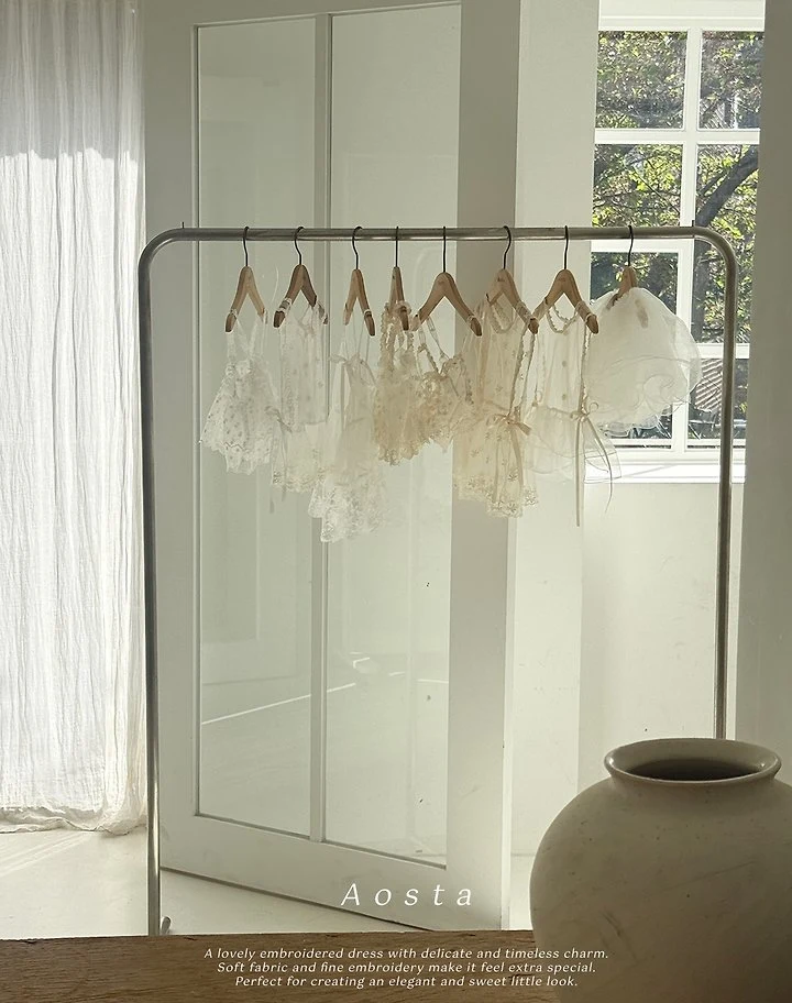 Aosta - Korean Baby Fashion - #babyboutiqueclothing - Lace Simple Vest - 9