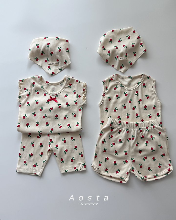 Aosta - Korean Baby Fashion - #babyboutiqueclothing - Ribbed Sleeveless - 12