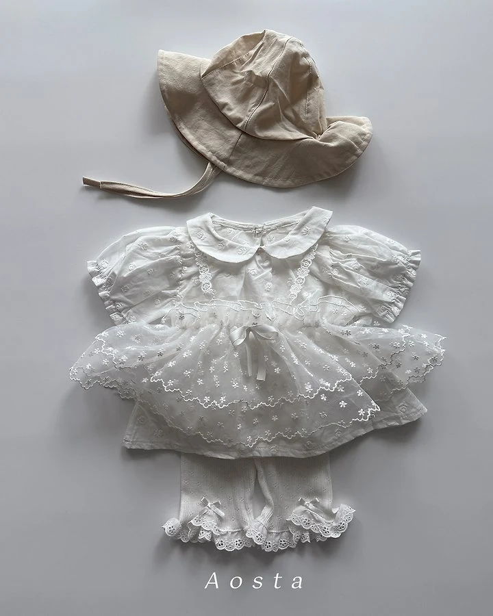 Aosta - Korean Baby Fashion - #babyboutiqueclothing - Collar Blouse - 10