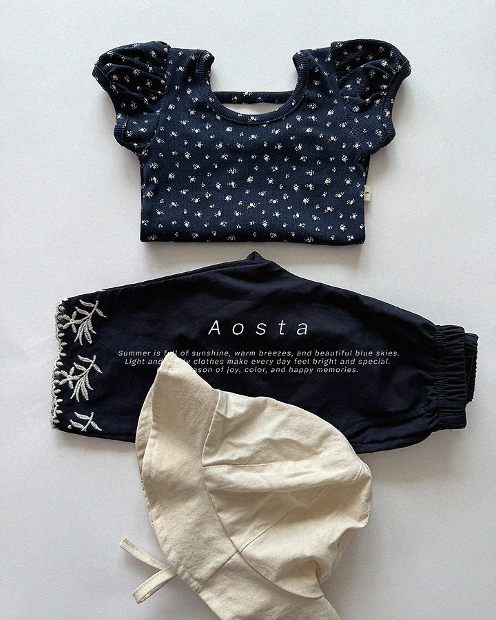 Aosta - Korean Baby Fashion - #babyclothing - Open-Back Puff Blouse - 6