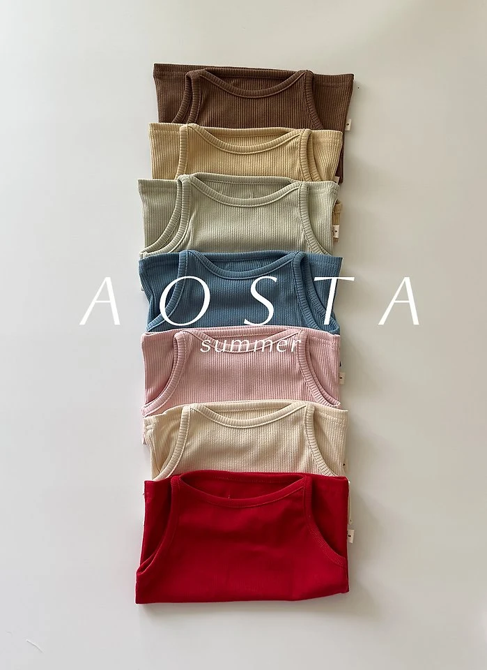 Aosta - Korean Baby Fashion - #babyclothing - Everyday Sleeveless Tee