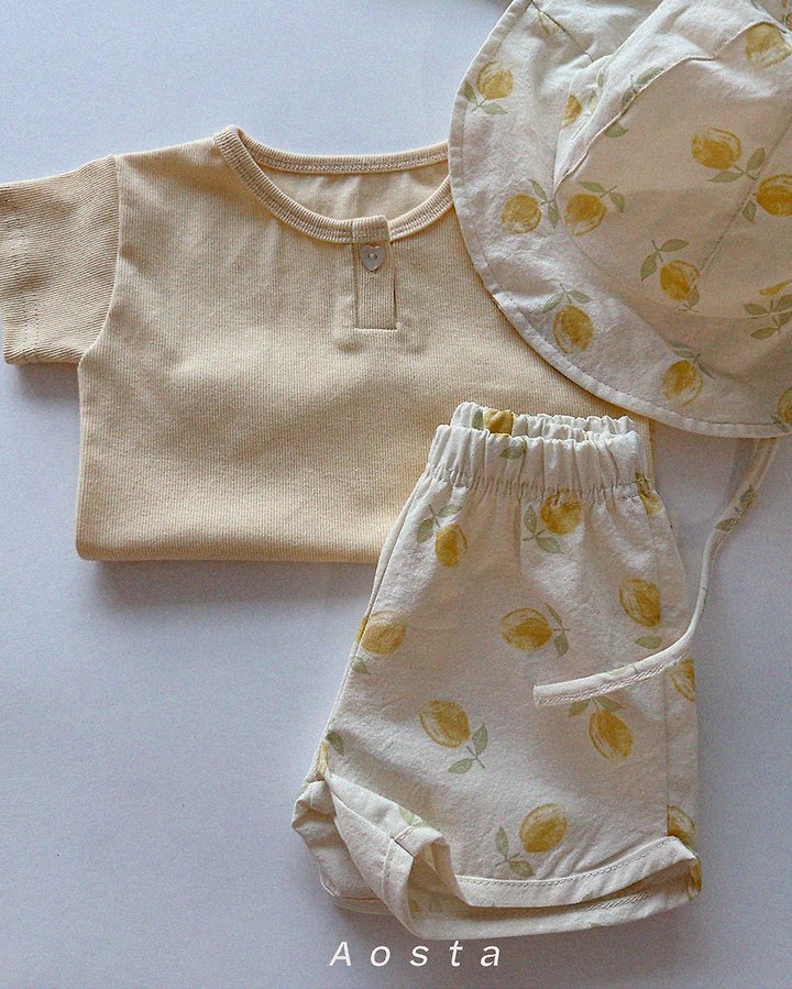 Aosta - Korean Baby Fashion - #babyclothing - Heart Button Tee - 3