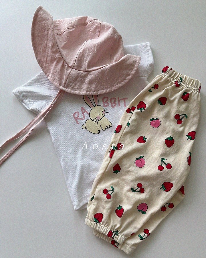 Aosta - Korean Baby Fashion - #babyclothing - Rabbit Tee - 6