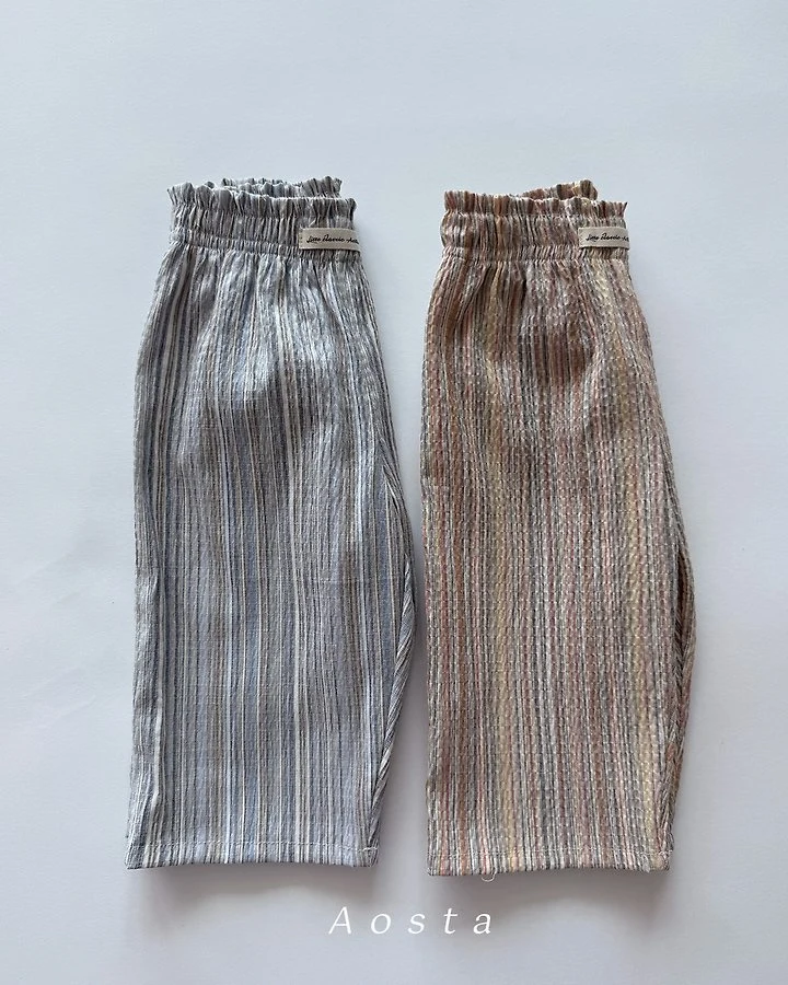 Aosta - Korean Baby Fashion - #babyclothing - Cool Linen Pants