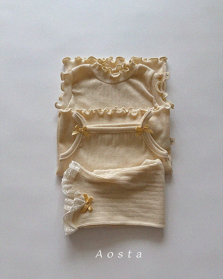 Aosta - Korean Baby Fashion - #babyclothing - Camellia Sleeveless - 6