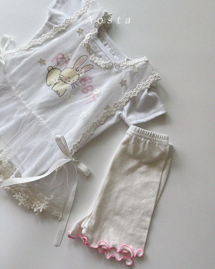 Aosta - Korean Baby Fashion - #babyfashion - Rabbit Tee - 7