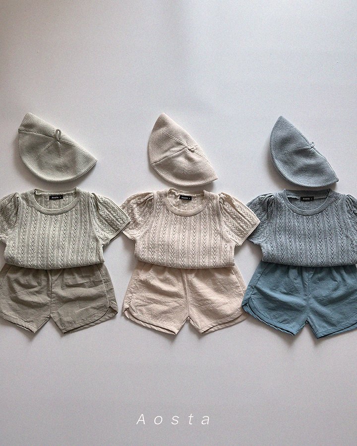 Aosta - Korean Baby Fashion - #babyfashion - Nick Eyelet Tee - 2