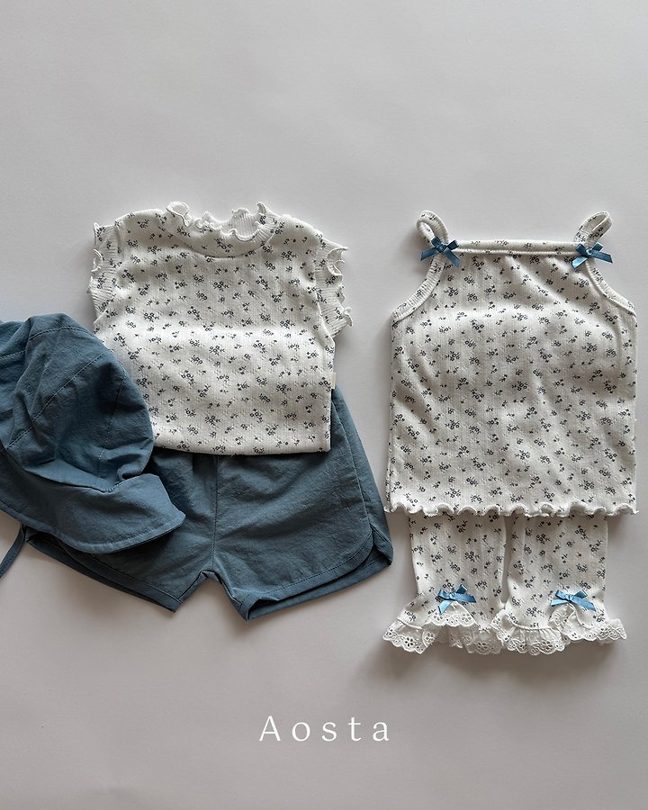 Aosta - Korean Baby Fashion - #babyfashion - Camellia Sleeveless - 7
