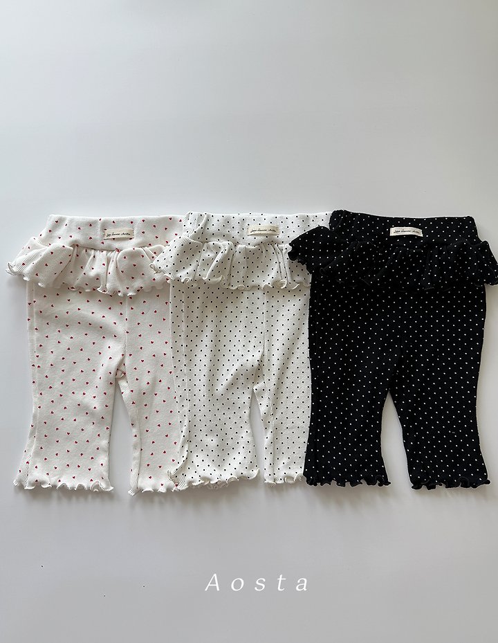 Aosta - Korean Baby Fashion - #babyfashion - Kiki Frill Pants