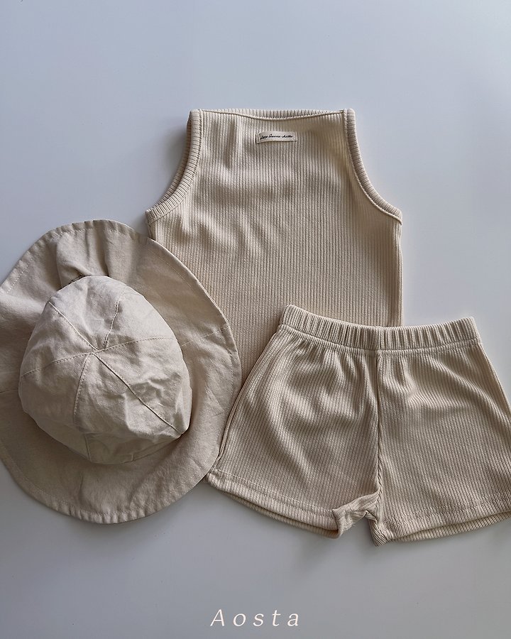 Aosta - Korean Baby Fashion - #babyfever - Everyday Sleeveless Tee - 3
