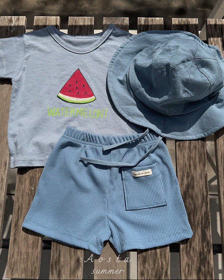 Aosta - Korean Baby Fashion - #babyfever - Watermelon Tee - 11