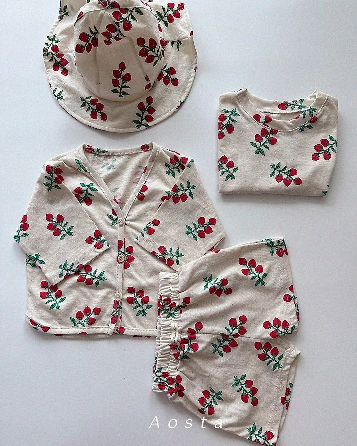Aosta - Korean Baby Fashion - #babyfever - Linen Short-Sleeve Tee - 5