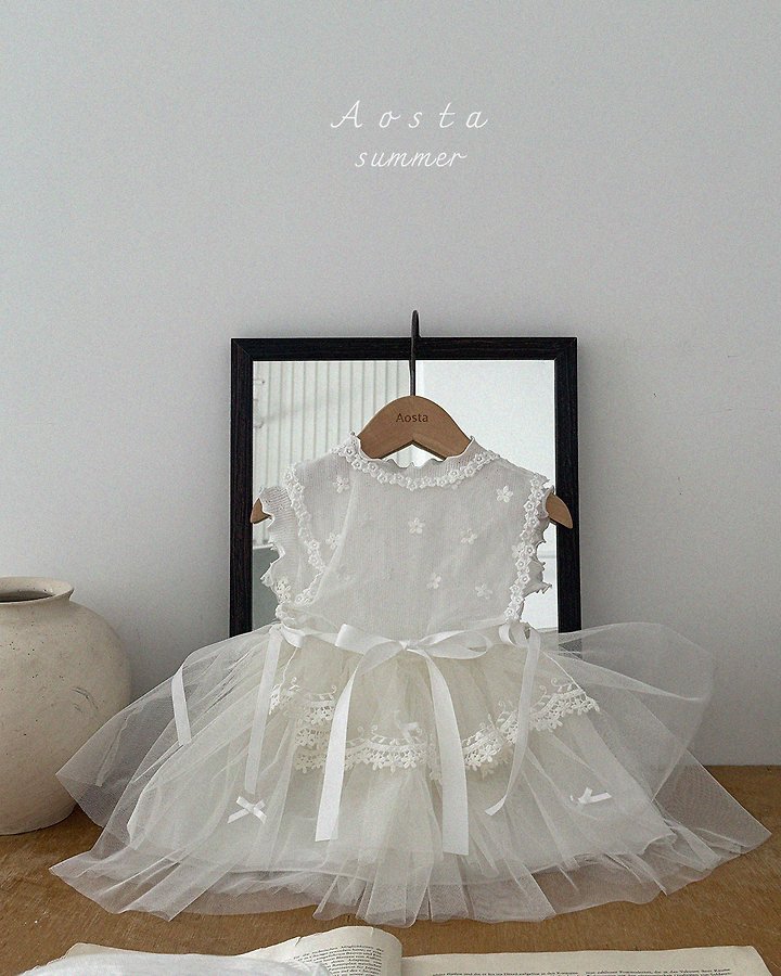Aosta - Korean Baby Fashion - #babyfever - Lace Vest - 10