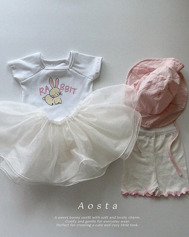 Aosta - Korean Baby Fashion - #babyfever - Rabbit Tee - 8