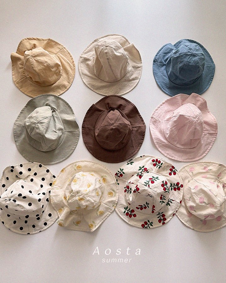 Aosta - Korean Baby Fashion - #babygirlfashion - Summer Bucket Hat