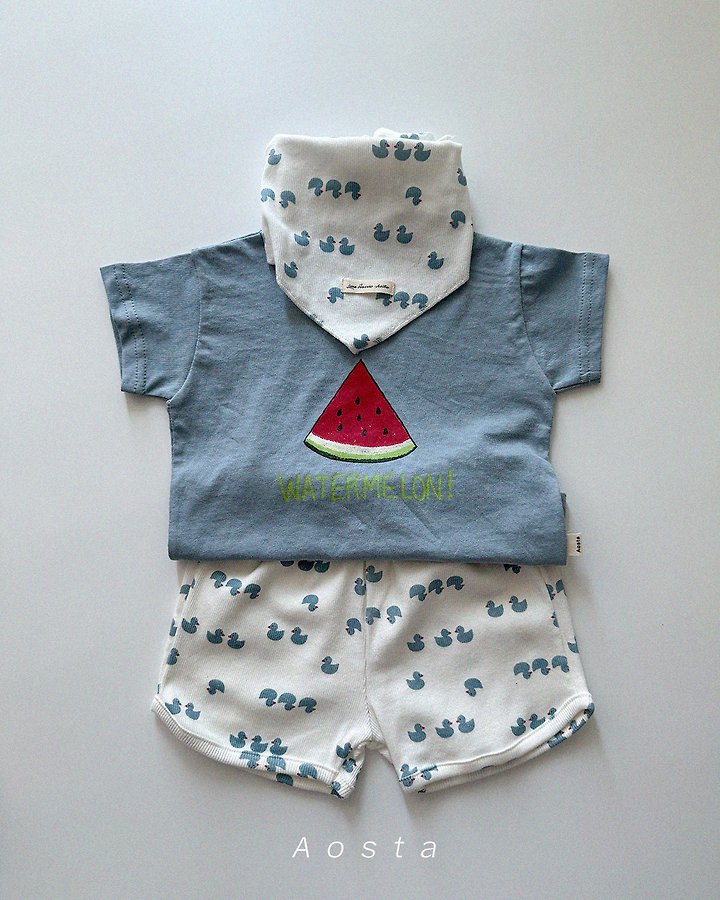Aosta - Korean Baby Fashion - #babygirlfashion - Watermelon Tee - 12