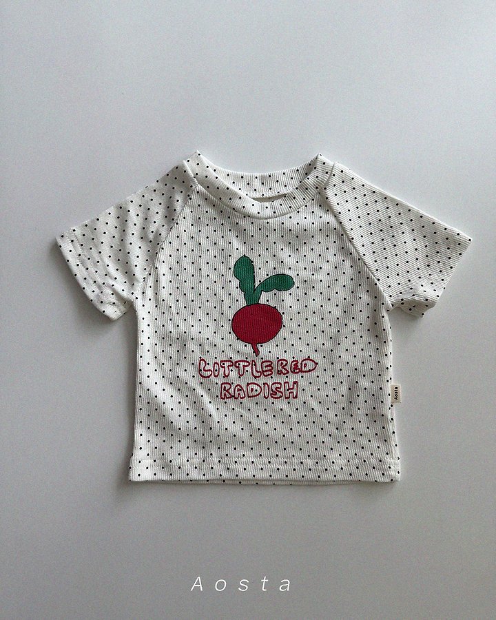 Aosta - Korean Baby Fashion - #babygirlfashion - Radish Tee - 7