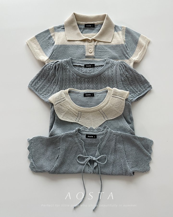 Knit Frill Tee by Aosta for Baby - view 6
