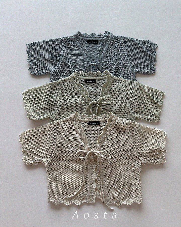 Aosta - Korean Baby Fashion - #babygirlfashion - Knit Cardigan