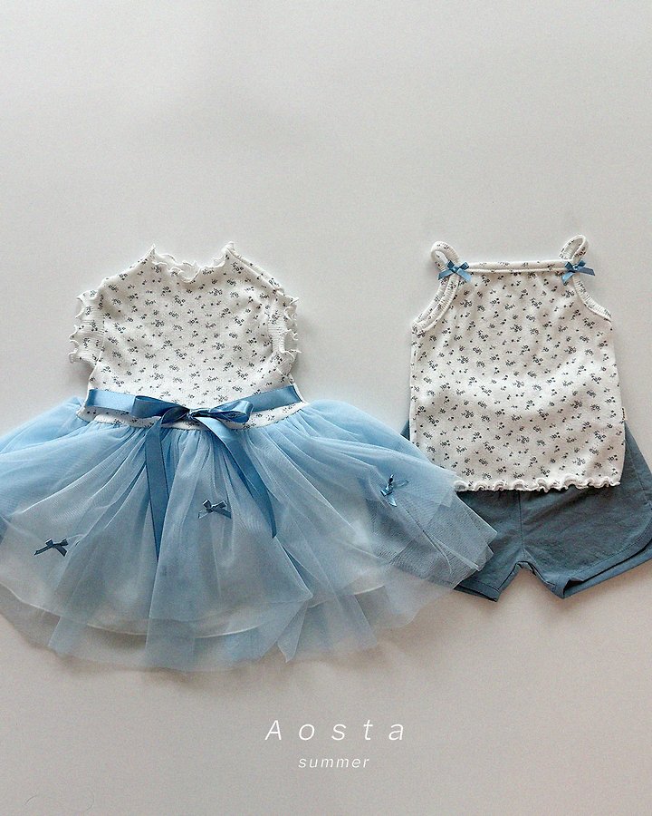 Aosta - Korean Baby Fashion - #babygirlfashion - Camellia Sleeveless - 9