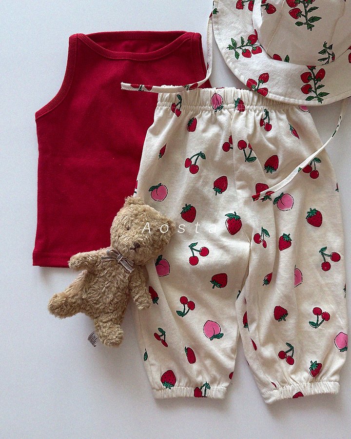 Aosta - Korean Baby Fashion - #babylifestyle - Everyday Sleeveless Tee - 5