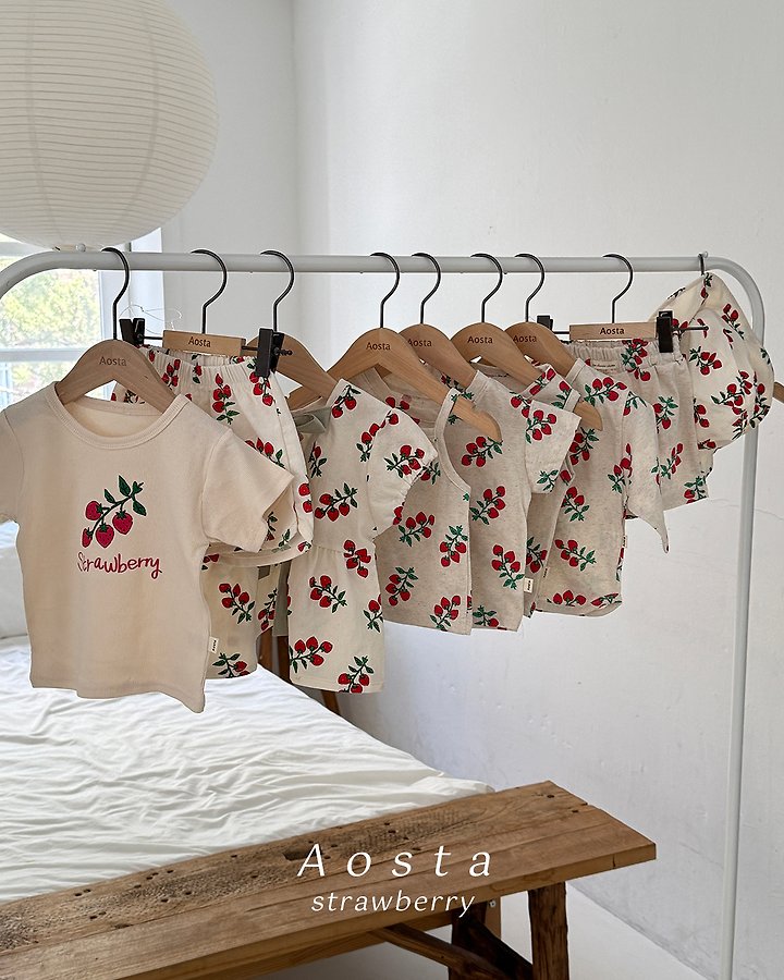 Aosta - Korean Baby Fashion - #babylifestyle - Linen Short-Sleeve Tee - 7