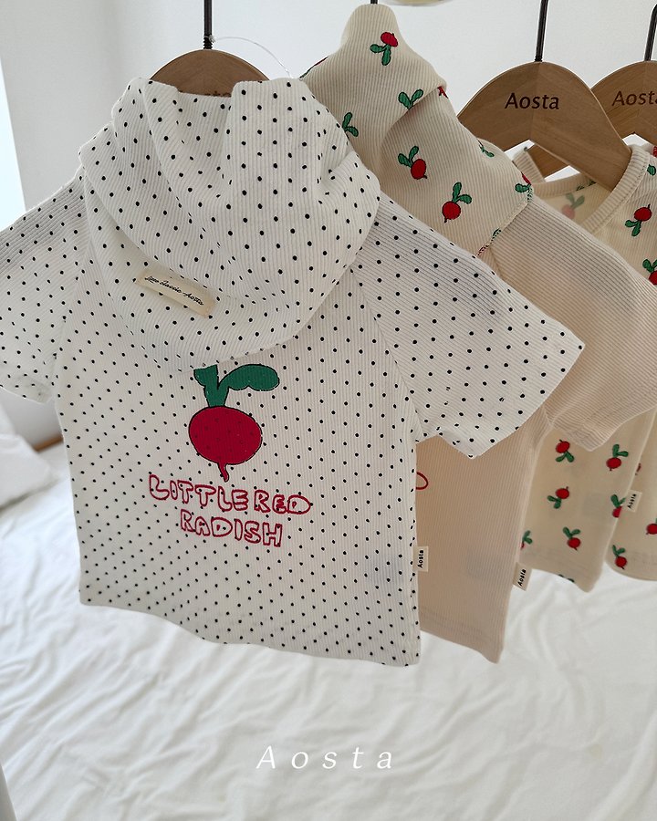Aosta - Korean Baby Fashion - #babylifestyle - Radish Tee - 8
