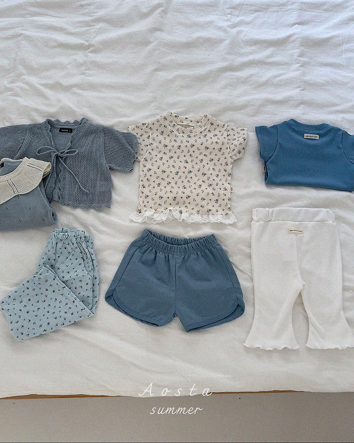 Knit Frill Tee by Aosta for Baby - view 7