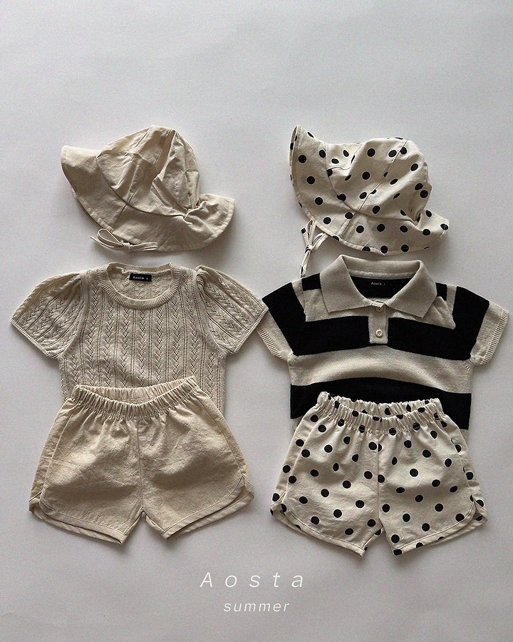 Aosta - Korean Baby Fashion - #babylifestyle - Knit Collar Tee - 6