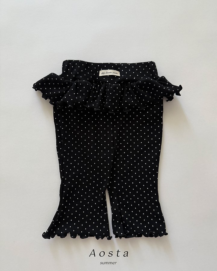 Aosta - Korean Baby Fashion - #babygirlfashion - Kiki Frill Pants - 4