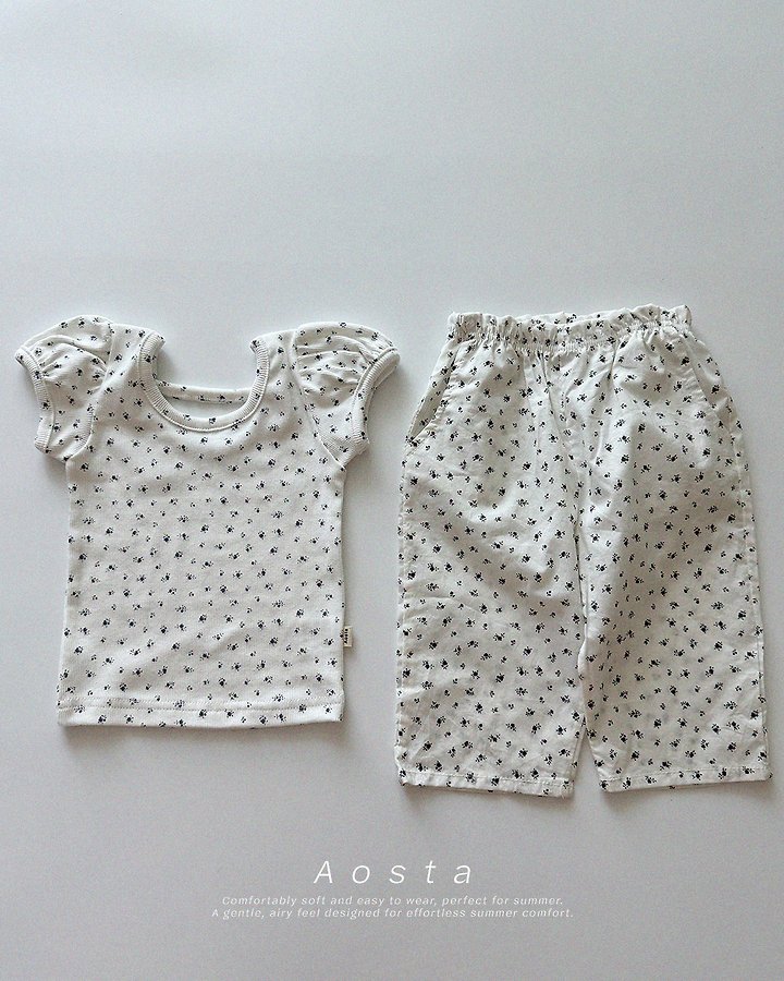 Aosta - Korean Baby Fashion - #babyoninstagram - Open-Back Puff Blouse - 11