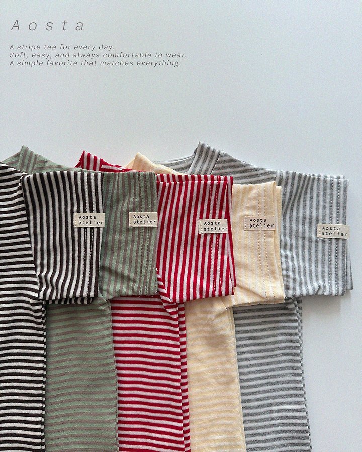 Aosta - Korean Baby Fashion - #babyoninstagram - Signature Tee - 2