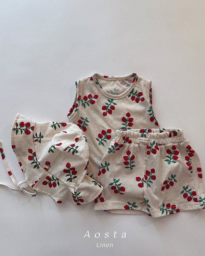 Aosta - Korean Baby Fashion - #babyoninstagram - Linen Sleeveless Tee - 7