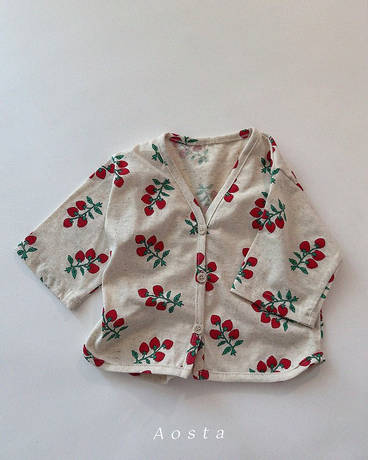 Aosta - Korean Baby Fashion - #babyoninstagram - Linen Cardigan - 5
