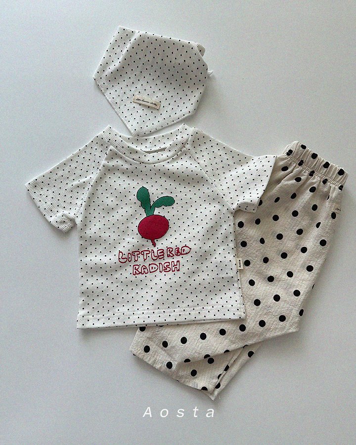 Aosta - Korean Baby Fashion - #babyoninstagram - Radish Tee - 9