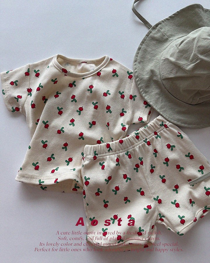 Ribbed Short-Sleeve Tee by Aosta for Baby - view 9