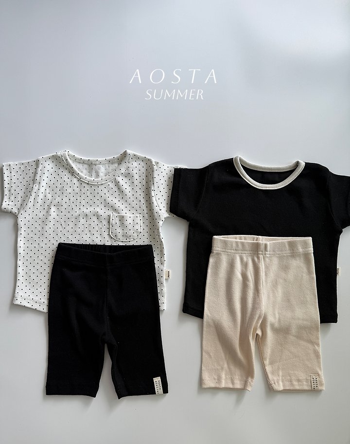 Aosta - Korean Baby Fashion - #babyoninstagram - Ribbed Biker Pants - 8