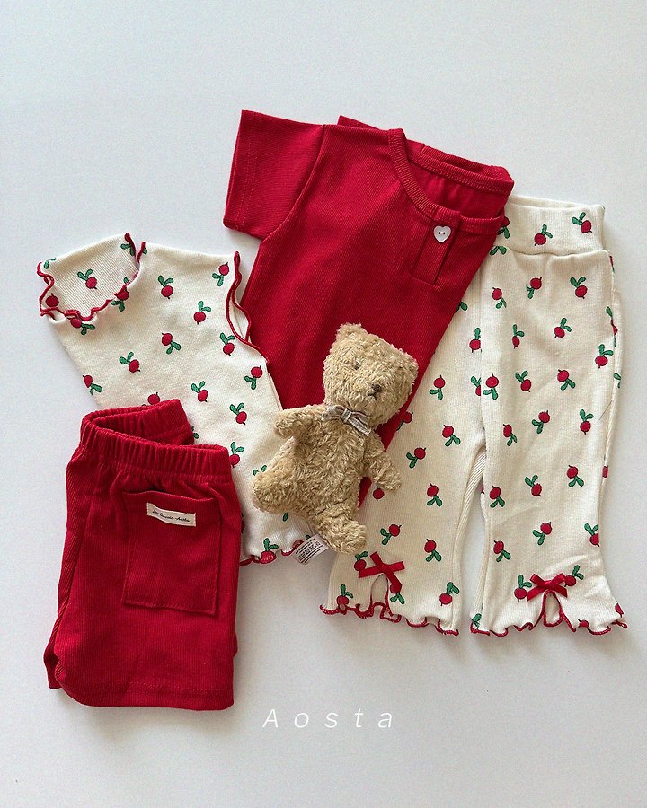 Aosta - Korean Baby Fashion - #babylifestyle - Ribbed Love Sleeveless - 4