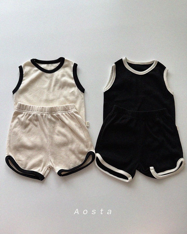 Aosta - Korean Baby Fashion - #babyoninstagram - Ribbed Sleeveless - 3