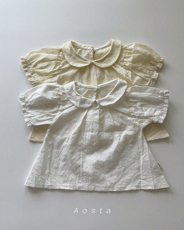 Aosta - Korean Baby Fashion - #babyoninstagram - Collar Blouse