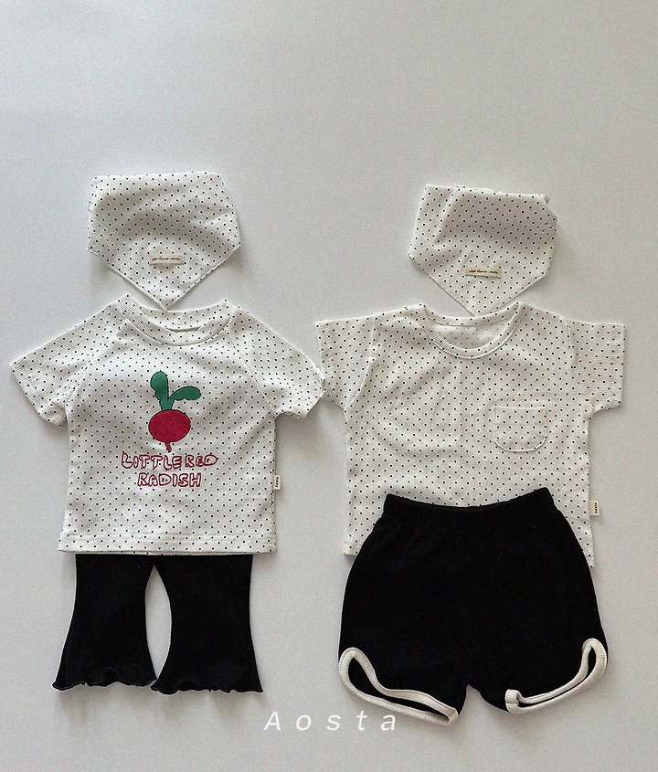 Aosta - Korean Baby Fashion - #babyootd - Radish Tee - 10