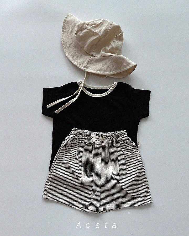 Ribbed Short-Sleeve Tee by Aosta for Baby - view 10
