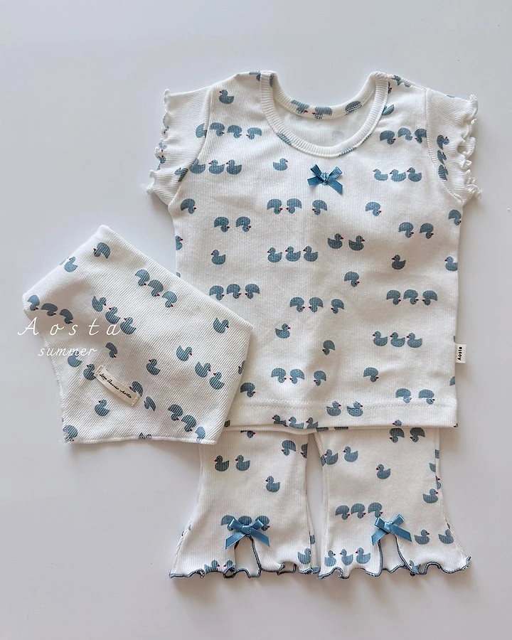 Ribbed Ribbon Tee by Aosta for Baby - view 8