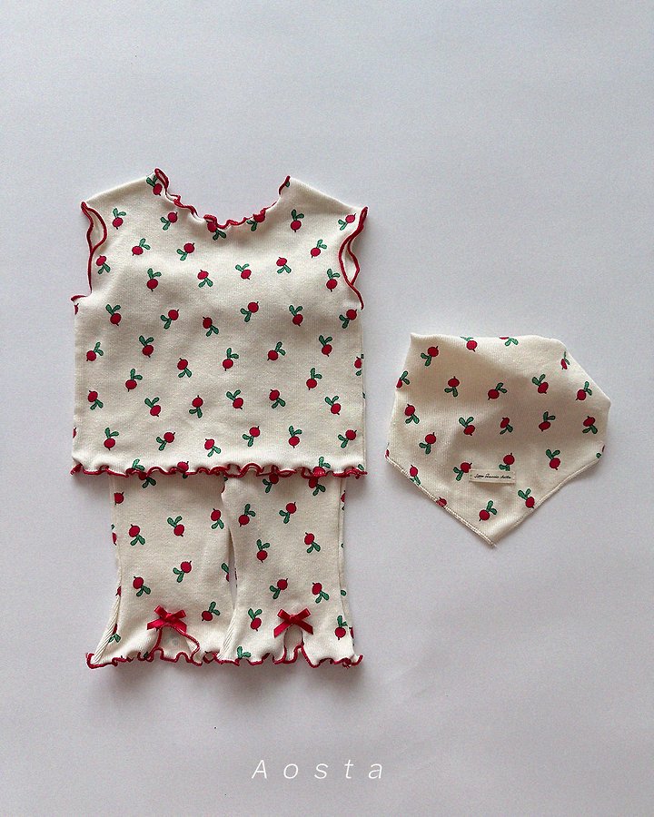 Aosta - Korean Baby Fashion - #babyootd - Ribbed Love Sleeveless - 5