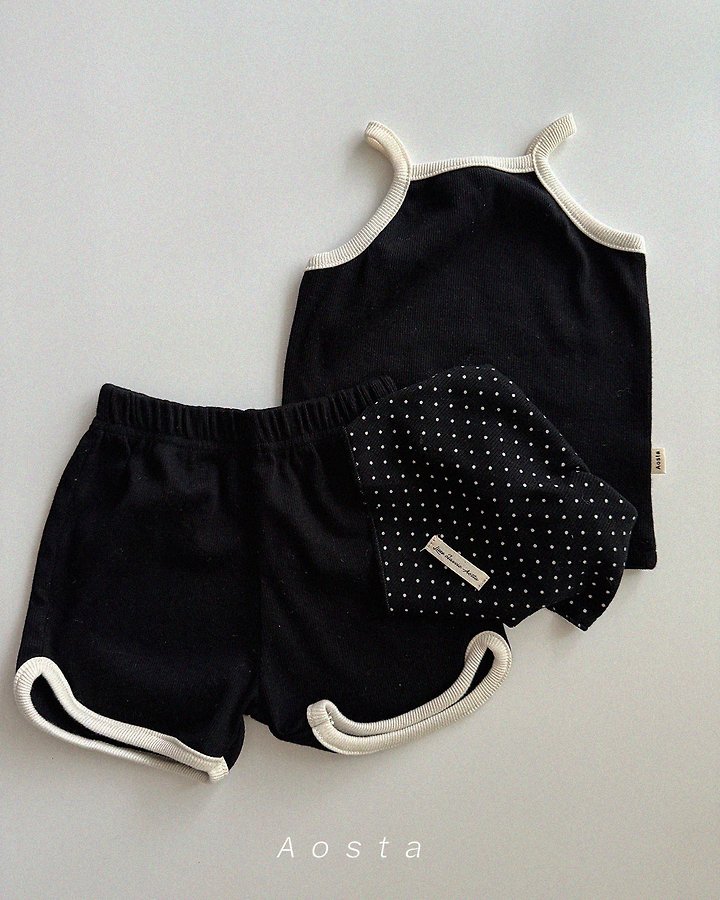 Aosta - Korean Baby Fashion - #babyootd - Ribbed Strap Sleeveless - 3
