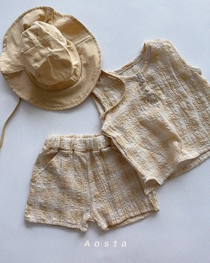 Aosta - Korean Baby Fashion - #babyoutfit - Check Shirt - 3