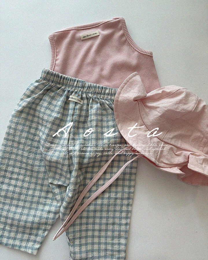 Aosta - Korean Baby Fashion - #babyoutfit - Everyday Sleeveless Tee - 8