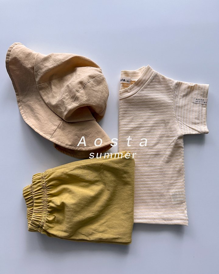Aosta - Korean Baby Fashion - #babyoutfit - Signature Tee - 5