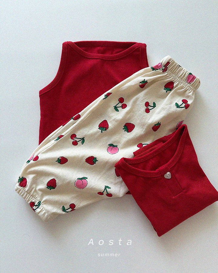 Aosta - Korean Baby Fashion - #babyoutfit - Heart Button Tee - 10
