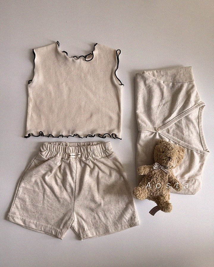 Aosta - Korean Baby Fashion - #babyoutfit - Linen Short Pants - 11